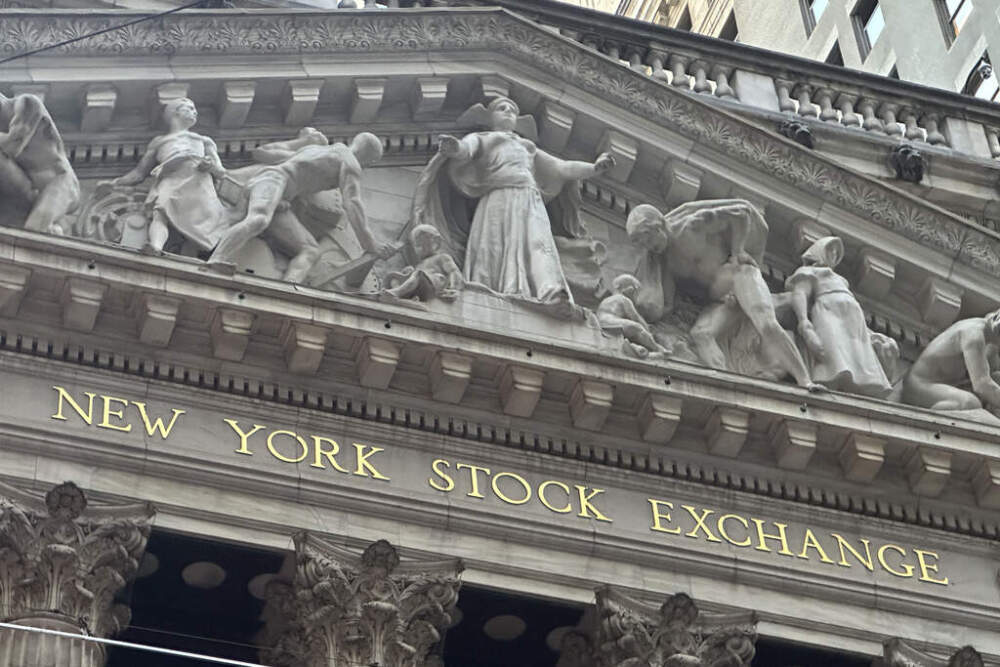 The New York Stock Exchange is shown in New York's Financial District on Dec. 23, 2024. (Peter Morgan/AP)