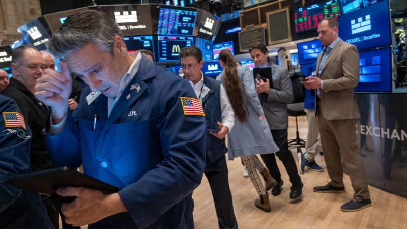 Dow plunges 2,200 points as tariff tumult rocks markets