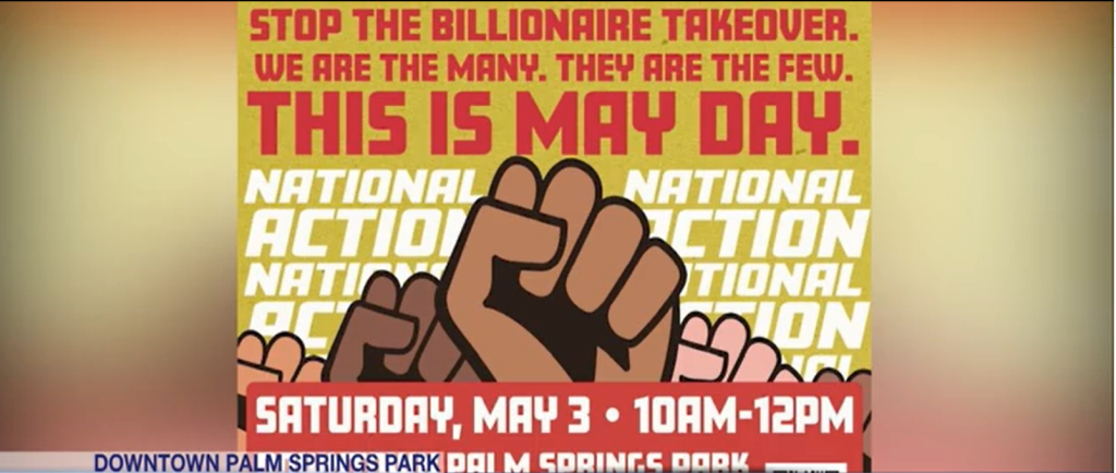 May Day Rally in Palm Springs to Spotlight Workers' Rights and Economic Justice - NBC Palm Springs