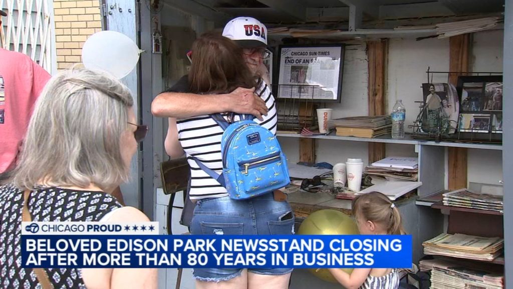 Edison Park, Chicago news: Kaage Newsstand closing after 82 years at Oliphant and North Northwest Highway; Mike Kaage retires