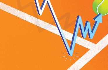 stock market forecast for the next six months, concept