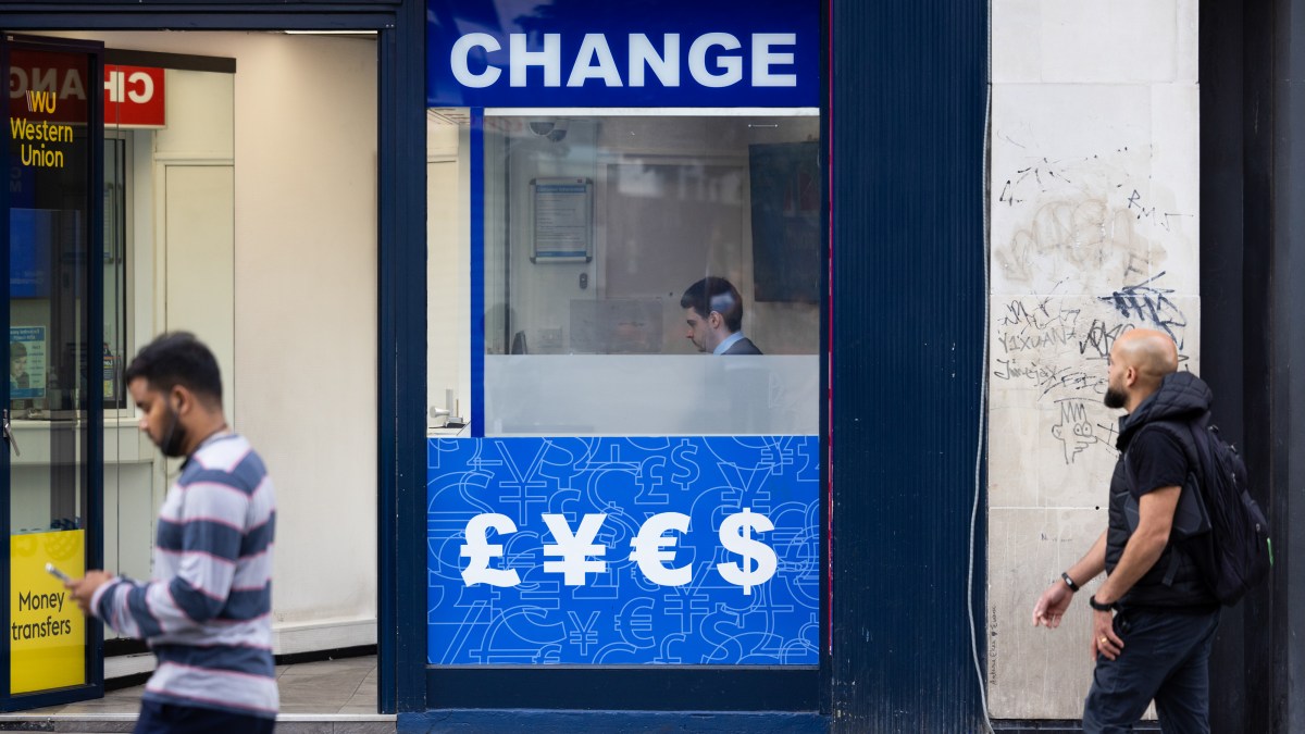 Pound nears five-year high against the dollar